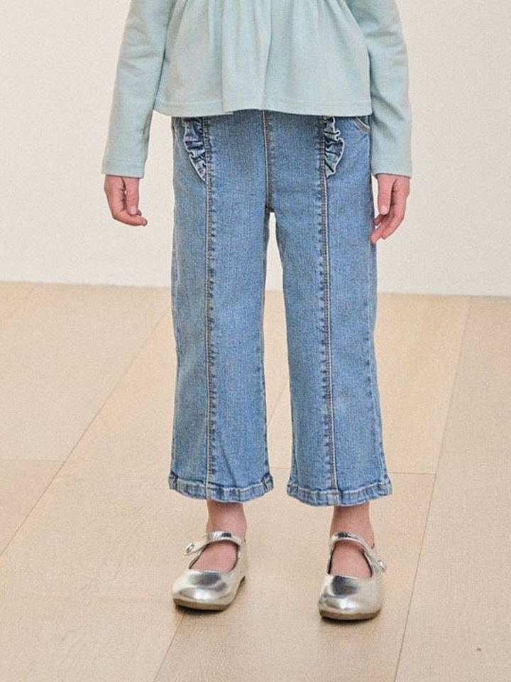 Lady Frill Denim Pants
