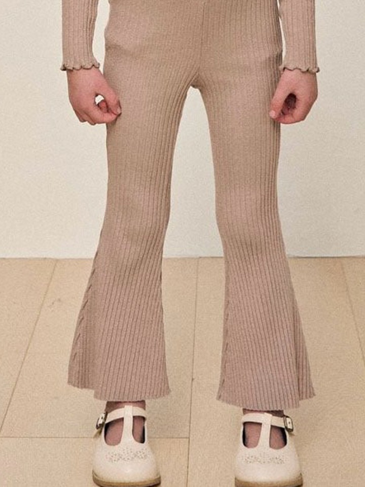 Spring Caramel Boots Cut Pants
