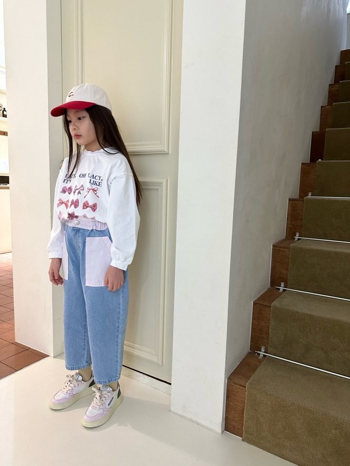Pocket Denim Pants