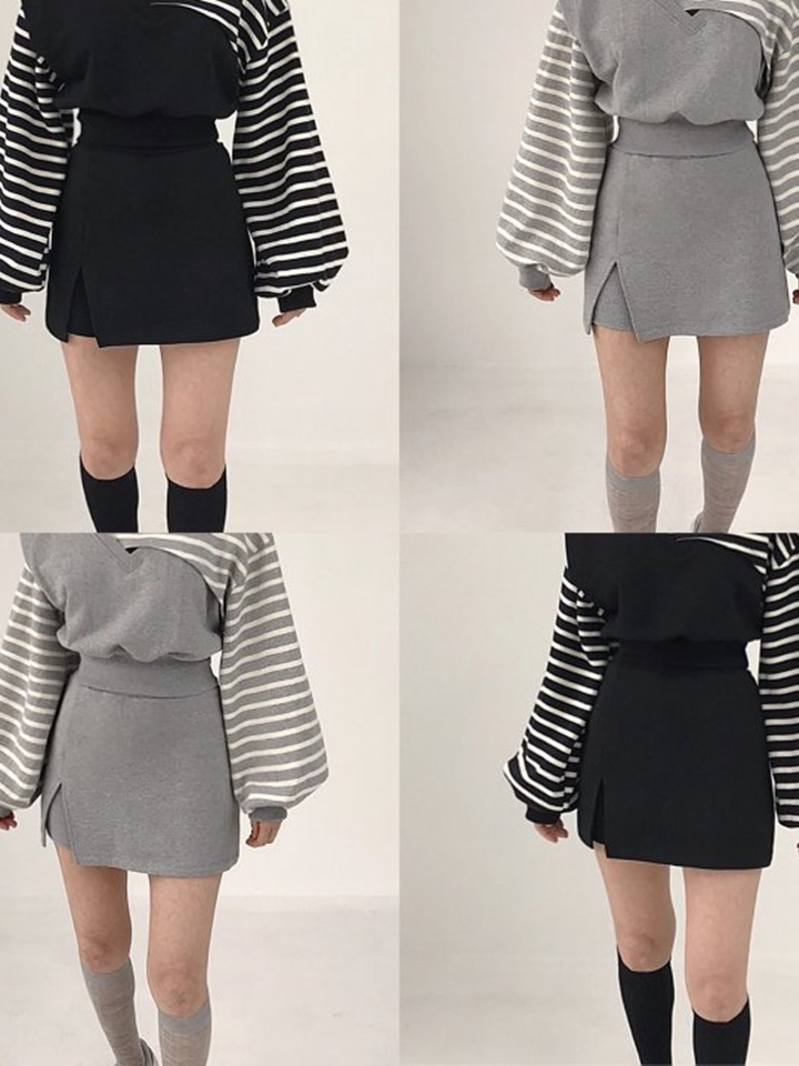 Lora Slit Half Pants