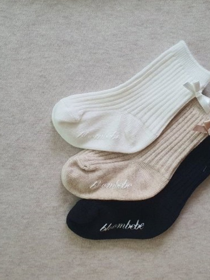 Petite Ribbon Rib Knee Socks Set