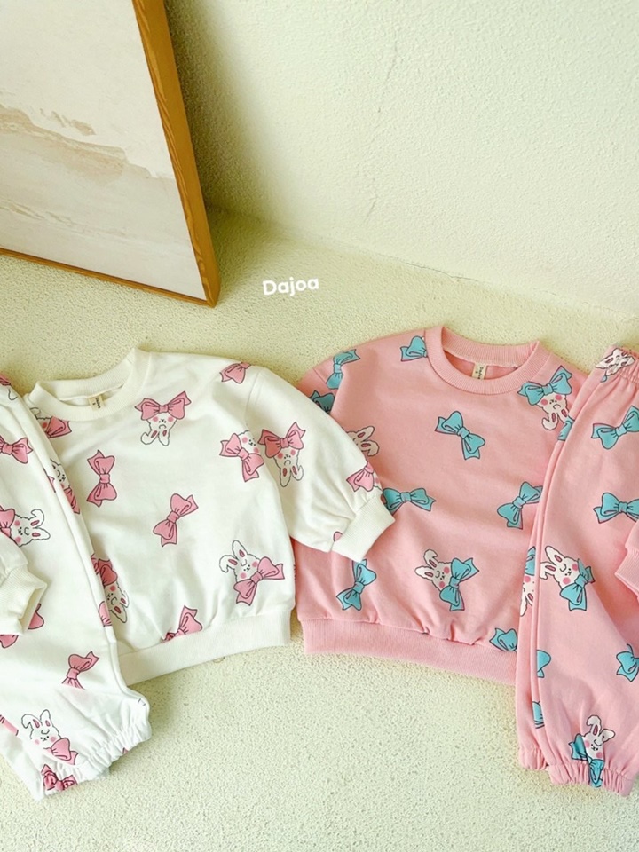 Ribbon Rabbit Top Bottom Set