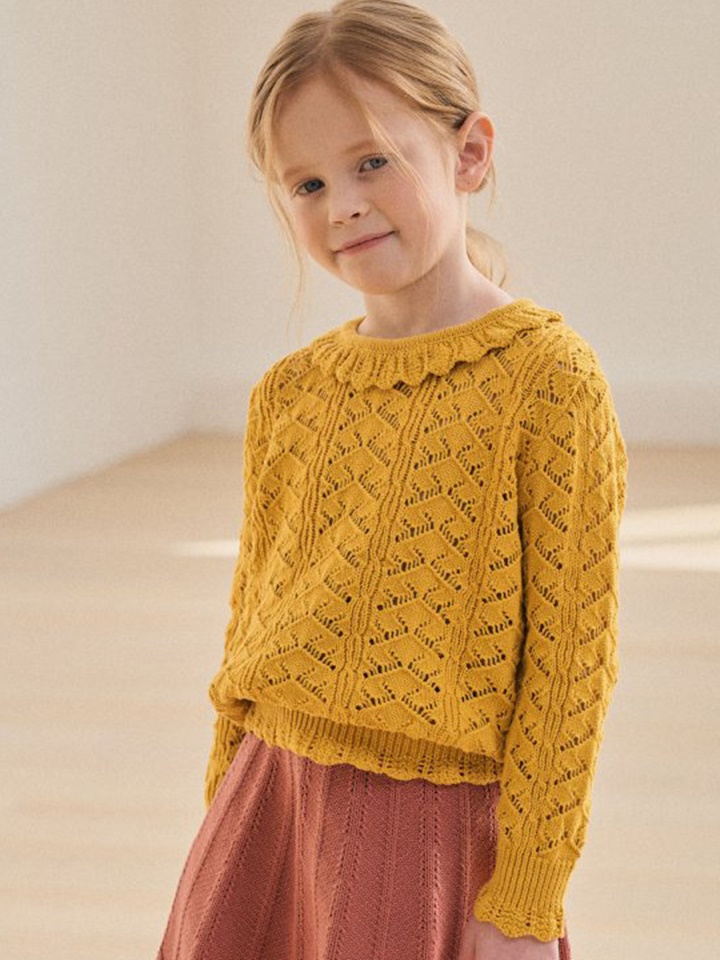 Punching Collat Knit