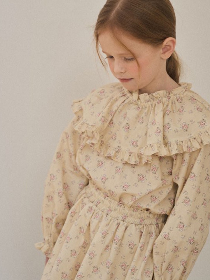 Rose Cape Blouse