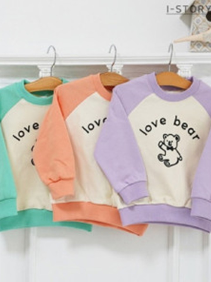 Love Bear Raglan Sweatshirt