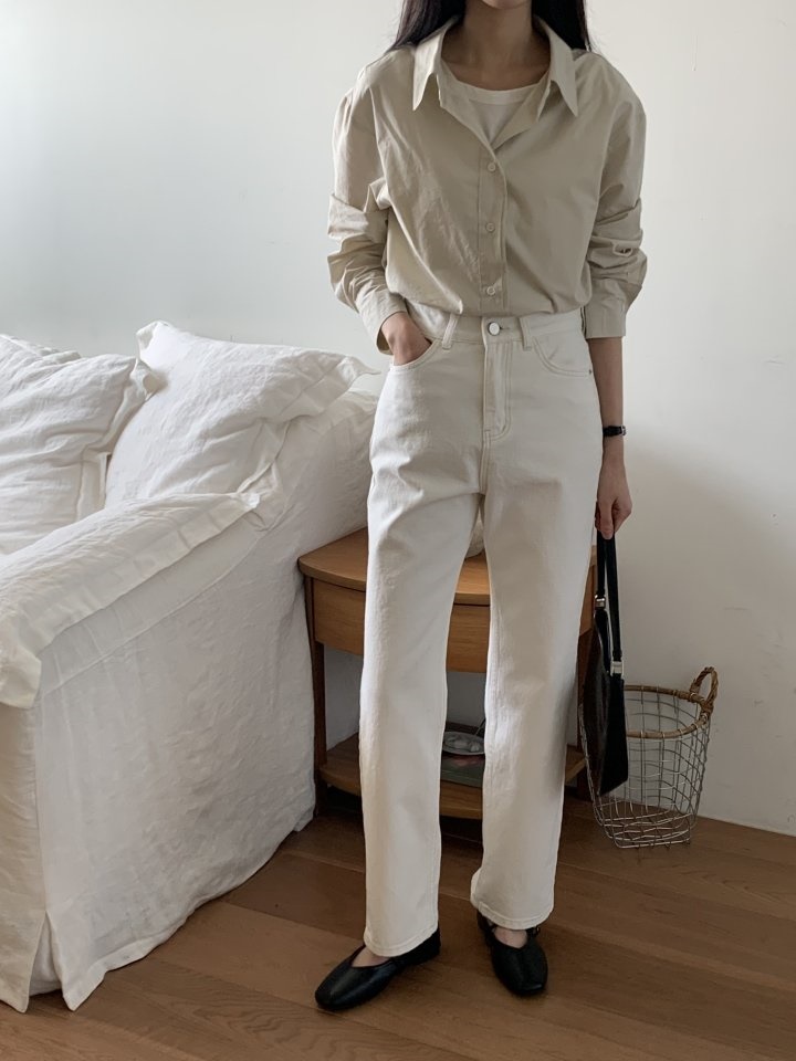 Luna Back Slit Shirt