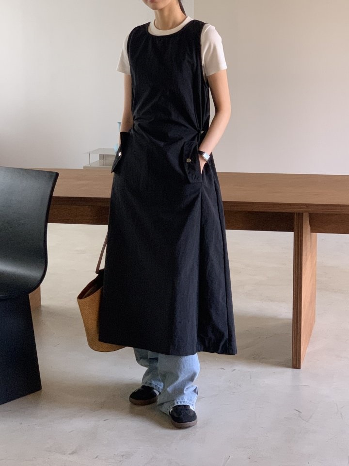 Touch Buckle Long One-Piece