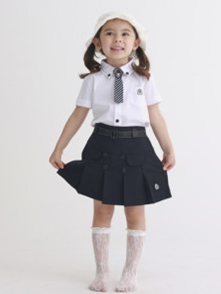 Basic Button Skirt
