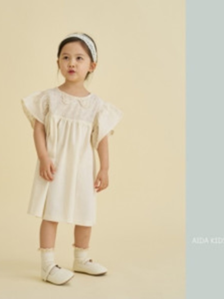 Mini Embroidery Collar One-Piece