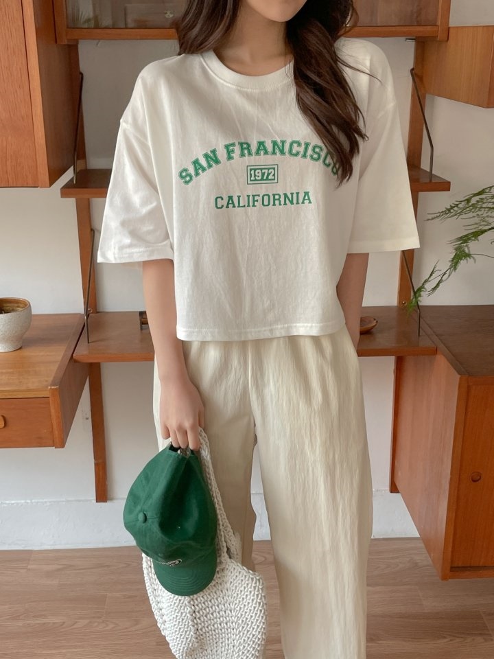 Sanfran Crop Tee