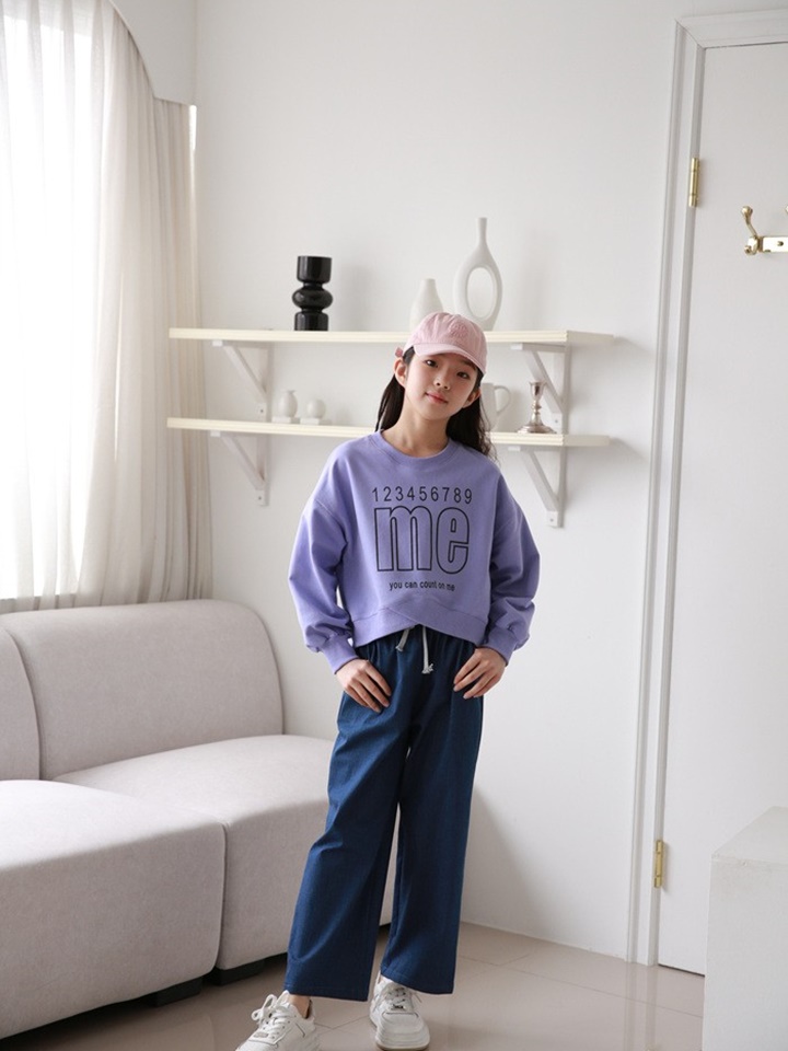 Denim Wide Pants