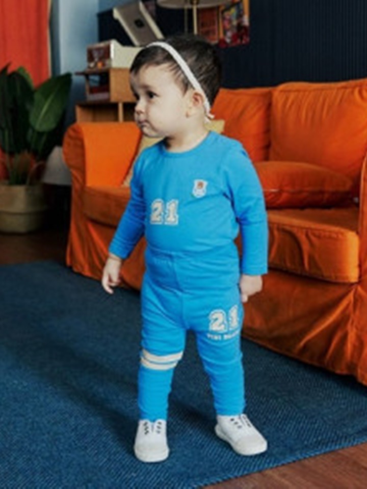 Blue Captain Top Bottom Set