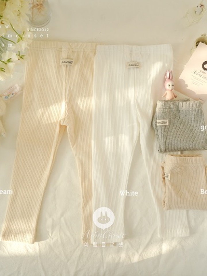 4color Soft Basic Baby Leggings