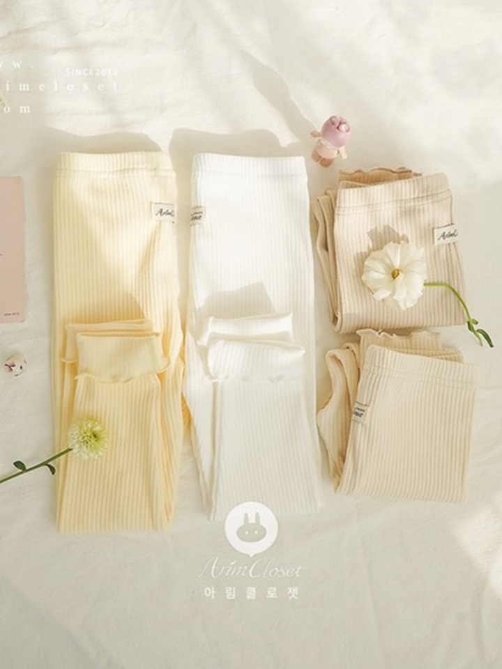 4color C Baby Frill Leggings