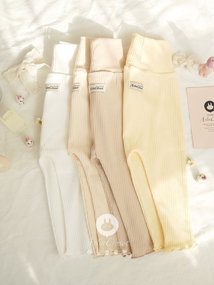 4color C Baby Frill Wave Leggings