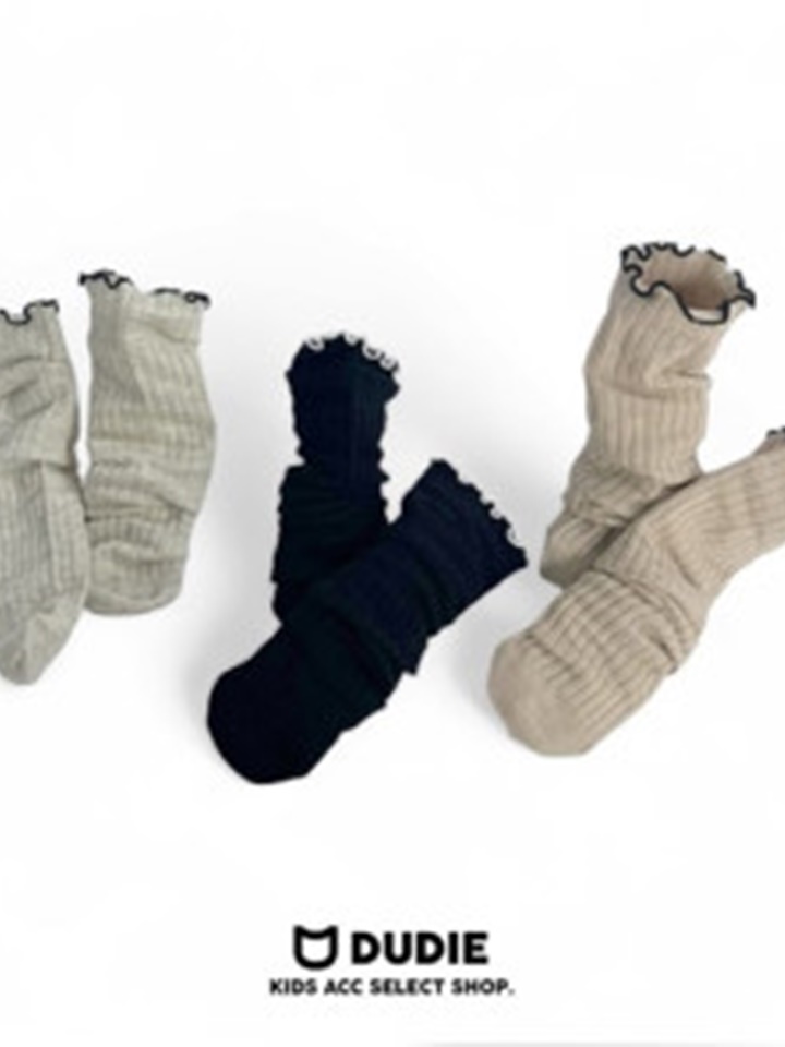 Shirring Half Socks