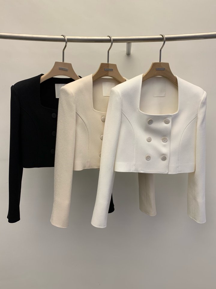 UU U Neck Short Jacket