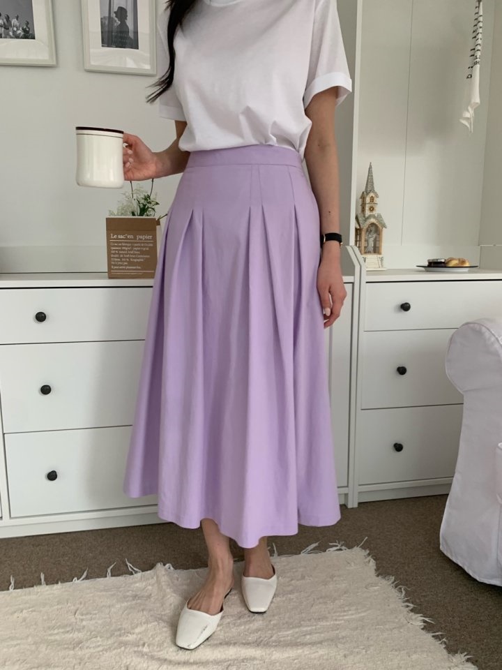 Flat Wrinkle Skirt