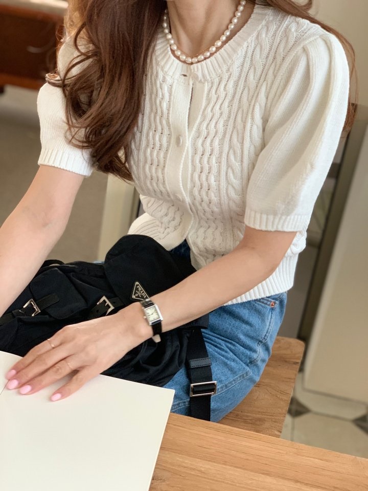 Bagel Cable Cardigan