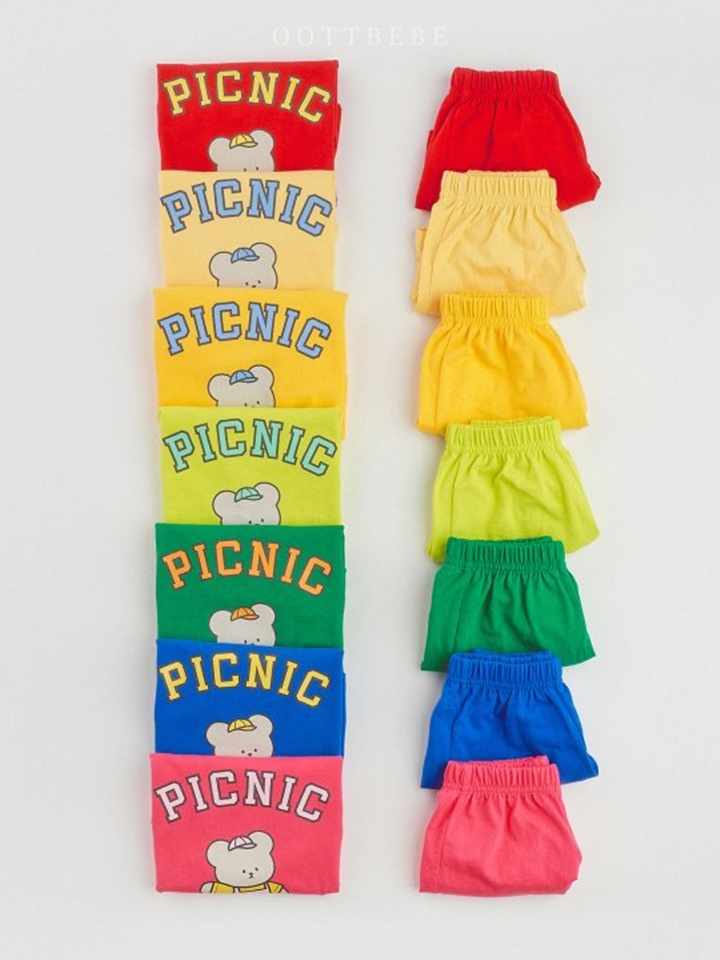 24 Picnic Top Bottom Set