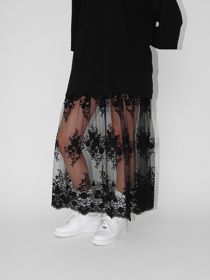 Layered Kan Kan Skirt