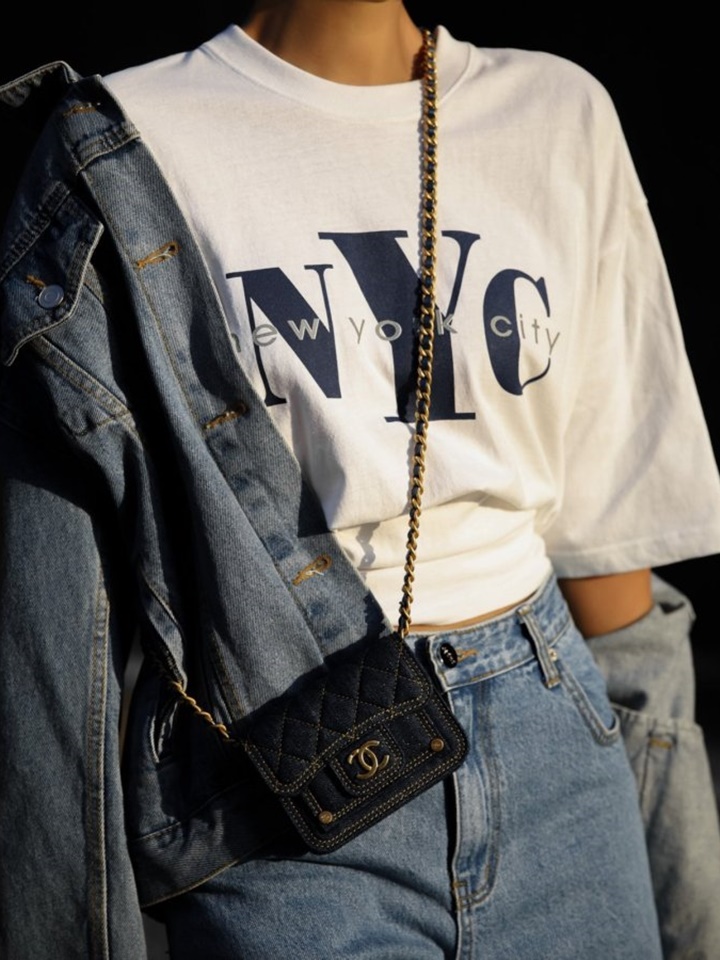 NYC Vintage Print T Shirt