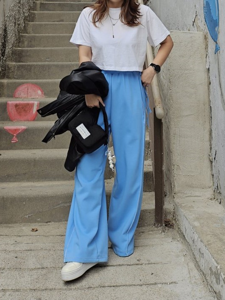 Side Ribbon Pants
