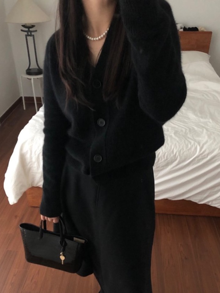 Raccoon V Neck Cardigan