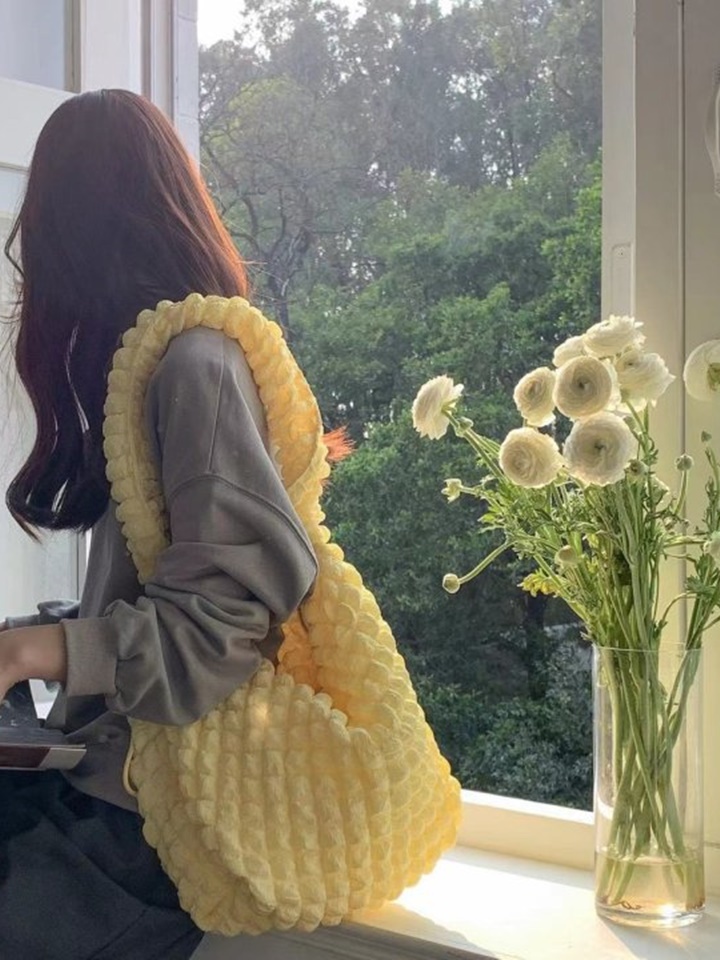 Pom Pom Tote Bag