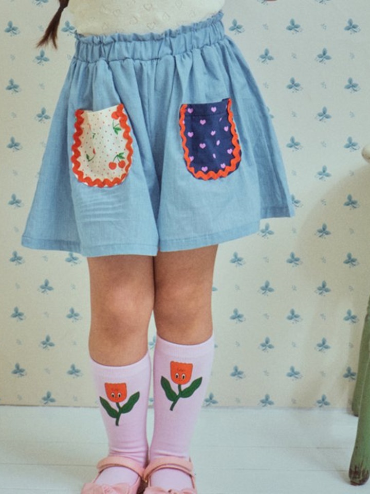 Heji Dneim Skirt Pants