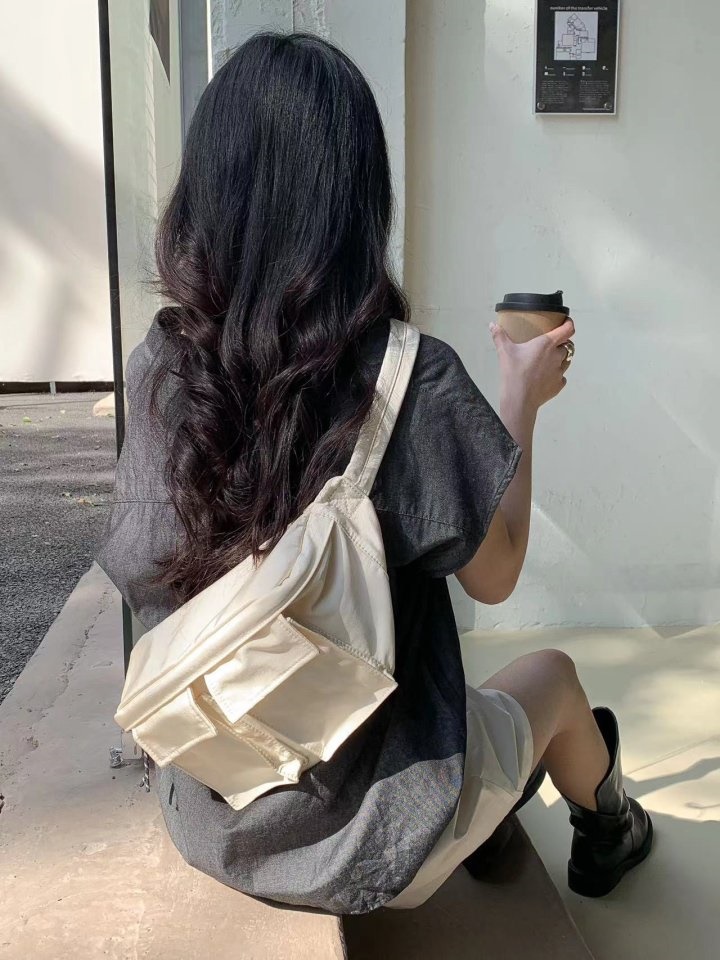Two Pocket Hip Sack Bag