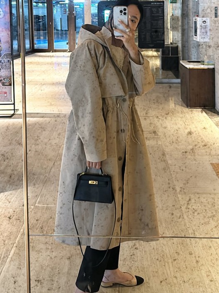 Hoody String Safari Coat