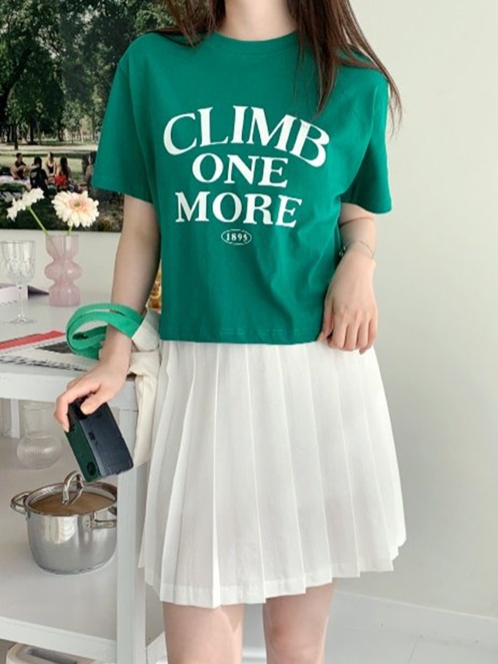 One More Crop Short Sleeve Tee