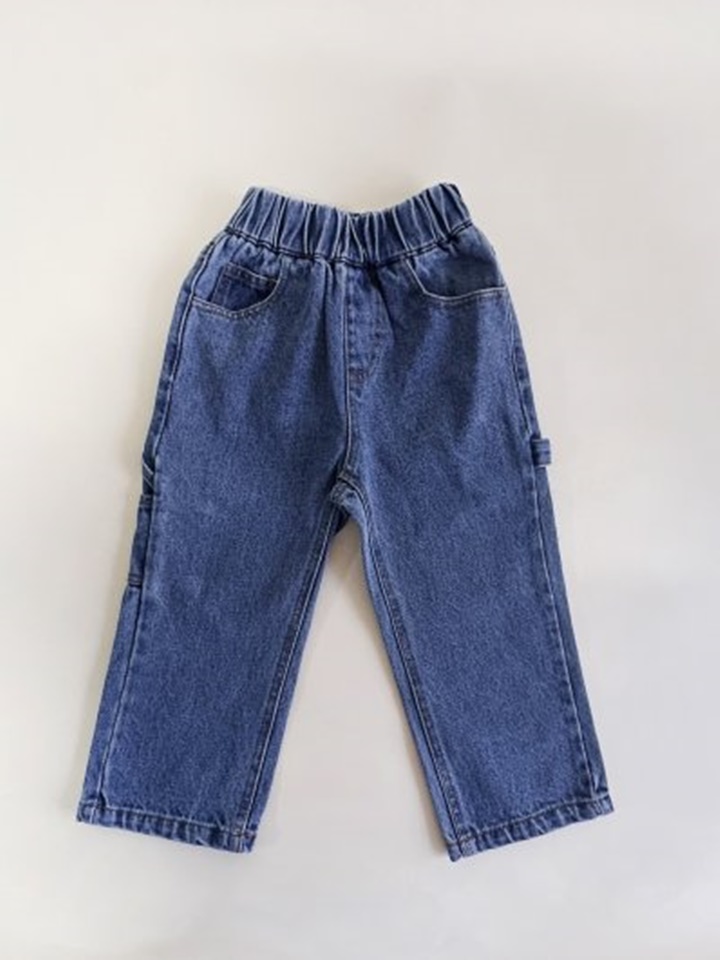 Pocket Denim Pants