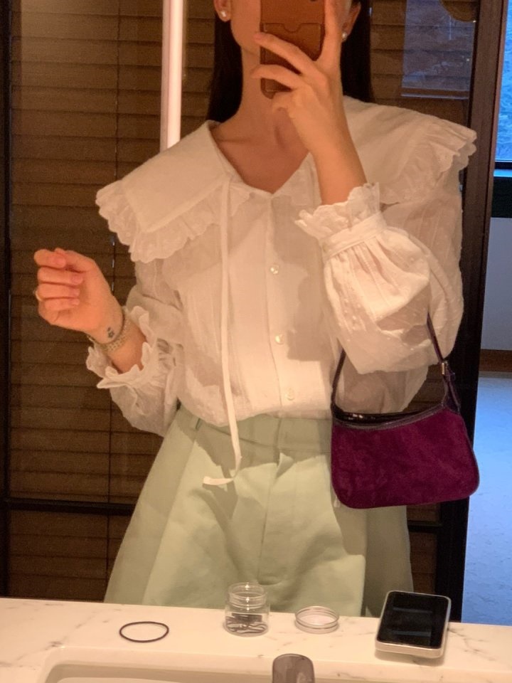 Lace Frill Blouse
