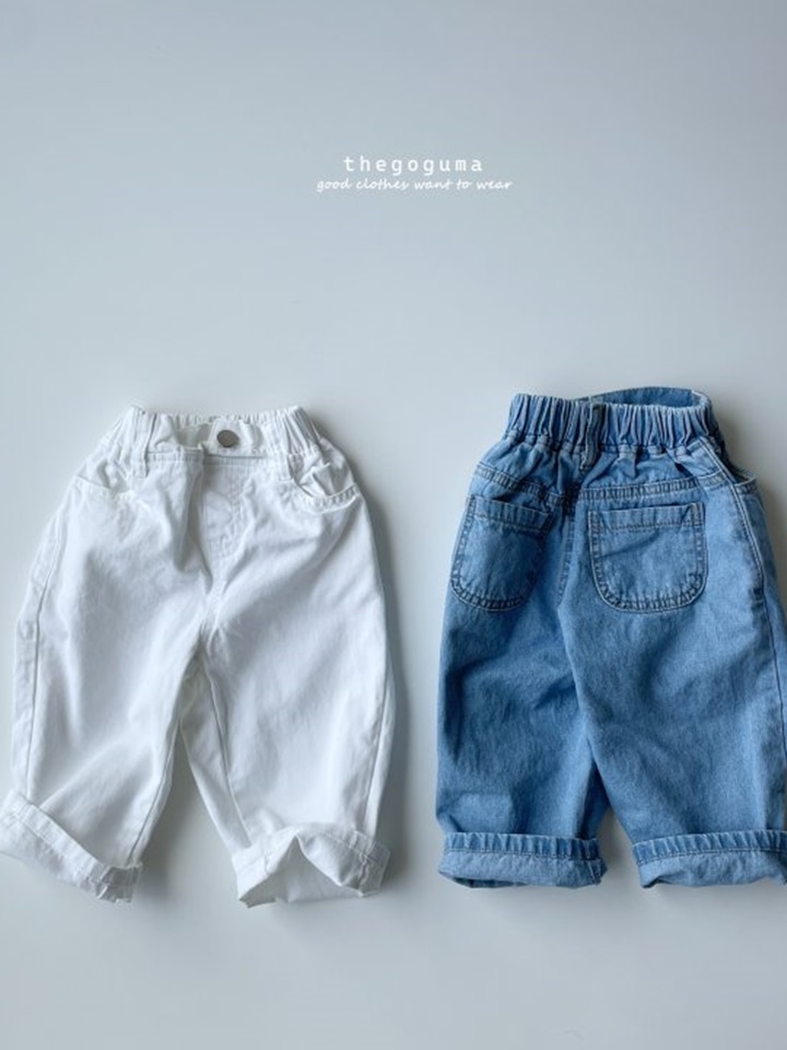 Comfortable Fit Denim Pants