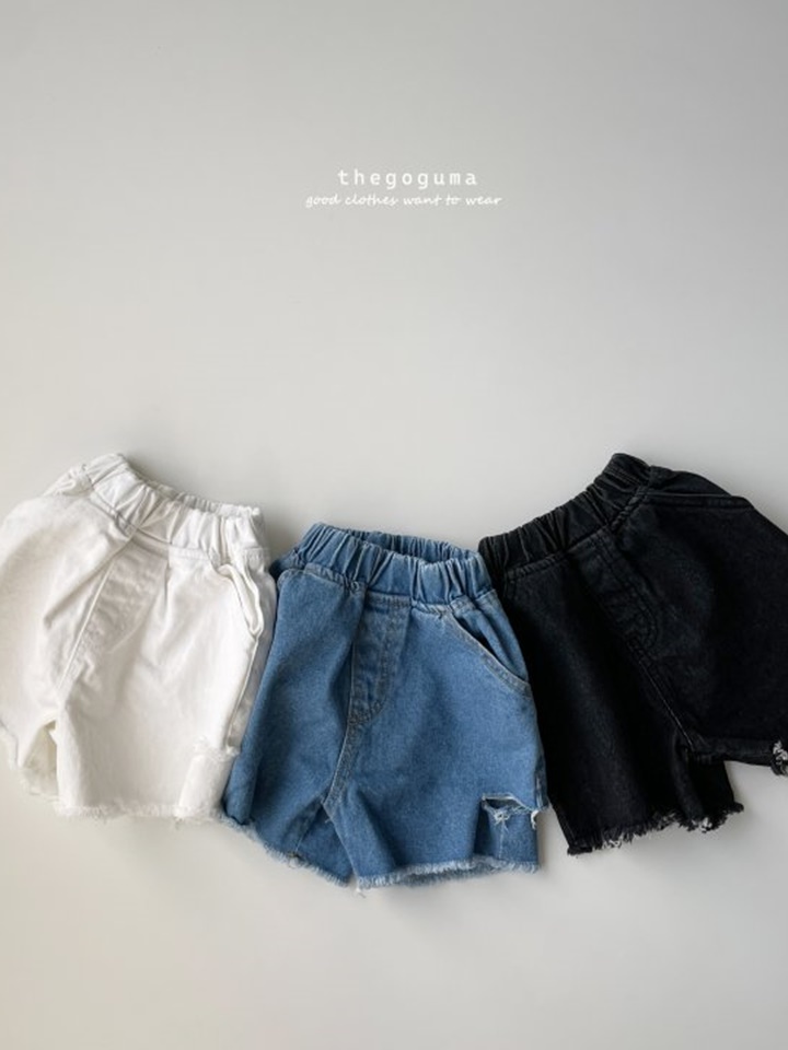 Vintage Half Denim Pants