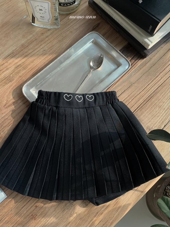 Heart Pleats Skirt