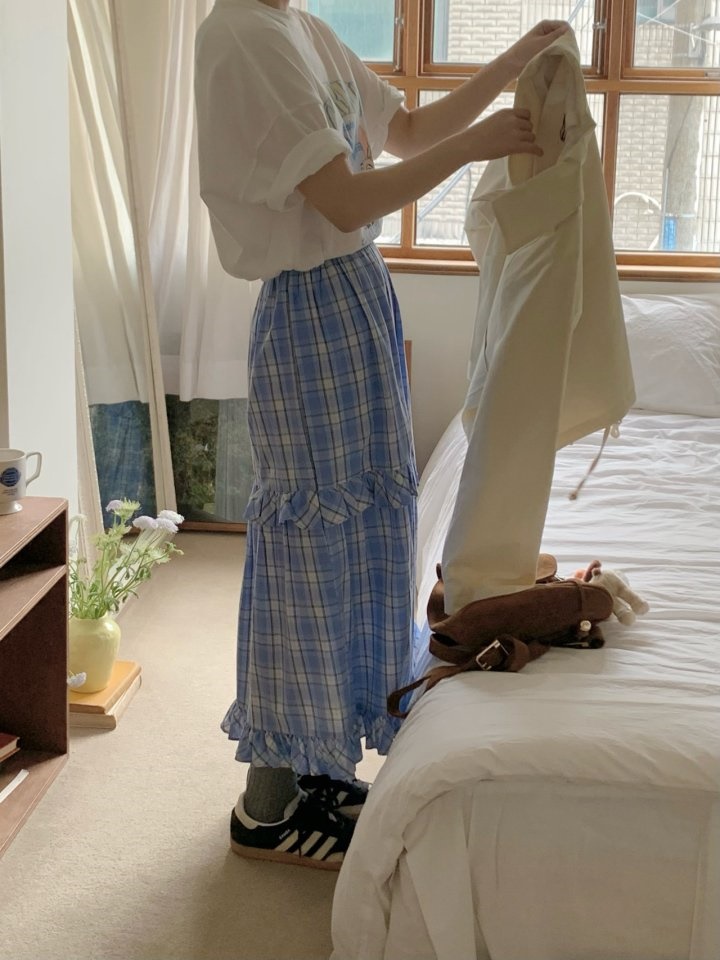 Catch Check Skirt