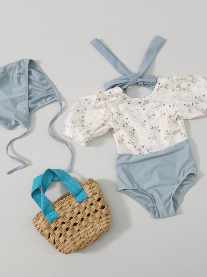 Two Tone Swim Suit