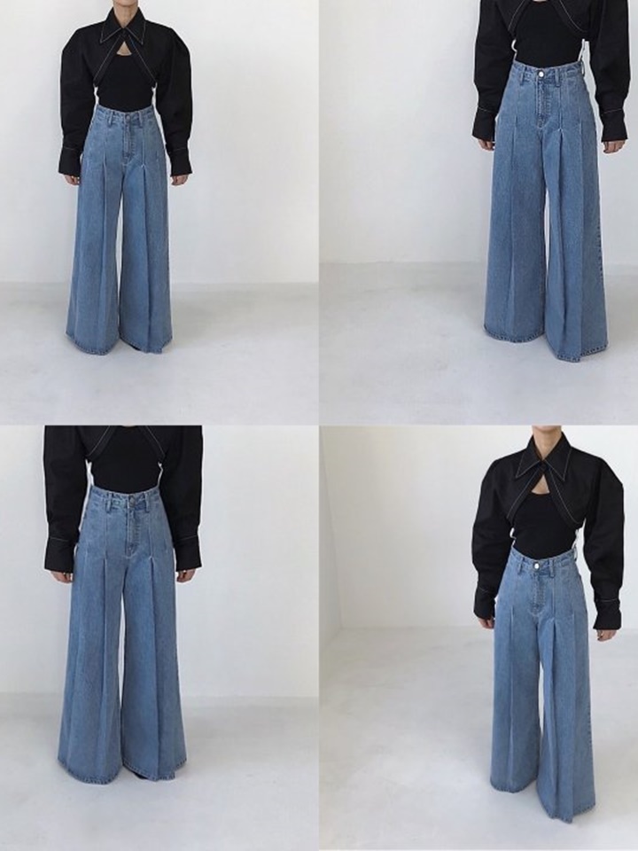 Pintuck Denim