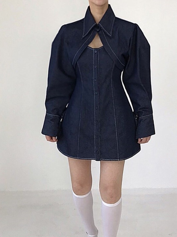 Tween Shoulder Ribbon Sweatshirt