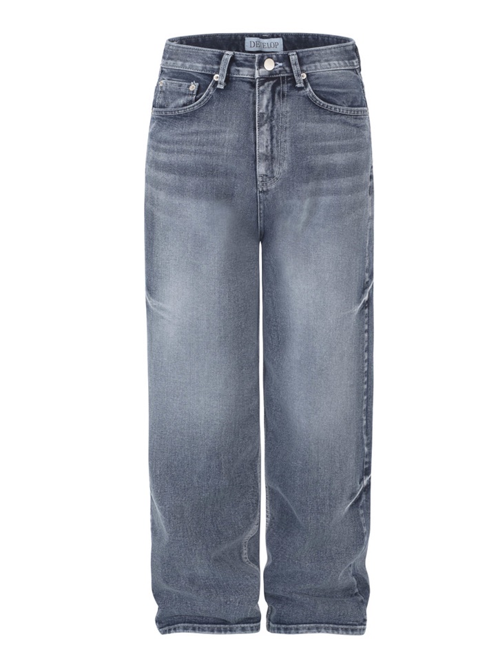 1157 Wide Brush Point Denim Pants