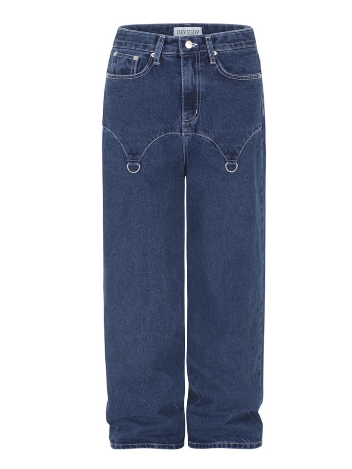 1160 Cowgirl Wide Fit Denim Pants