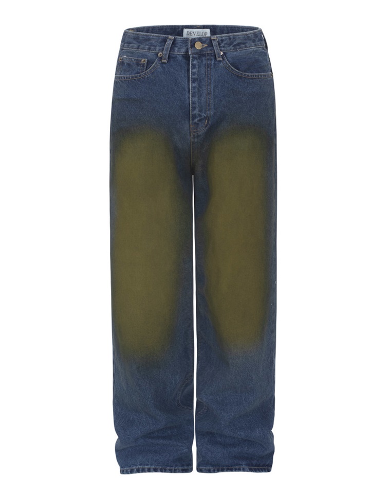 1163 Yellow Oli Wide Denim Pants