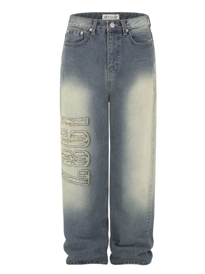 1166 D Low Wide Denim Pants