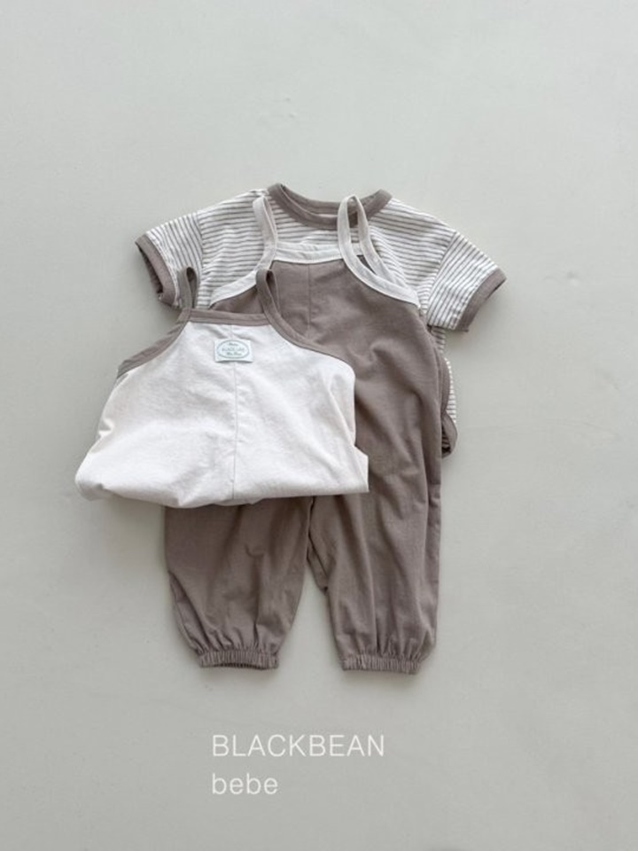 Cream Bebe Dungarees