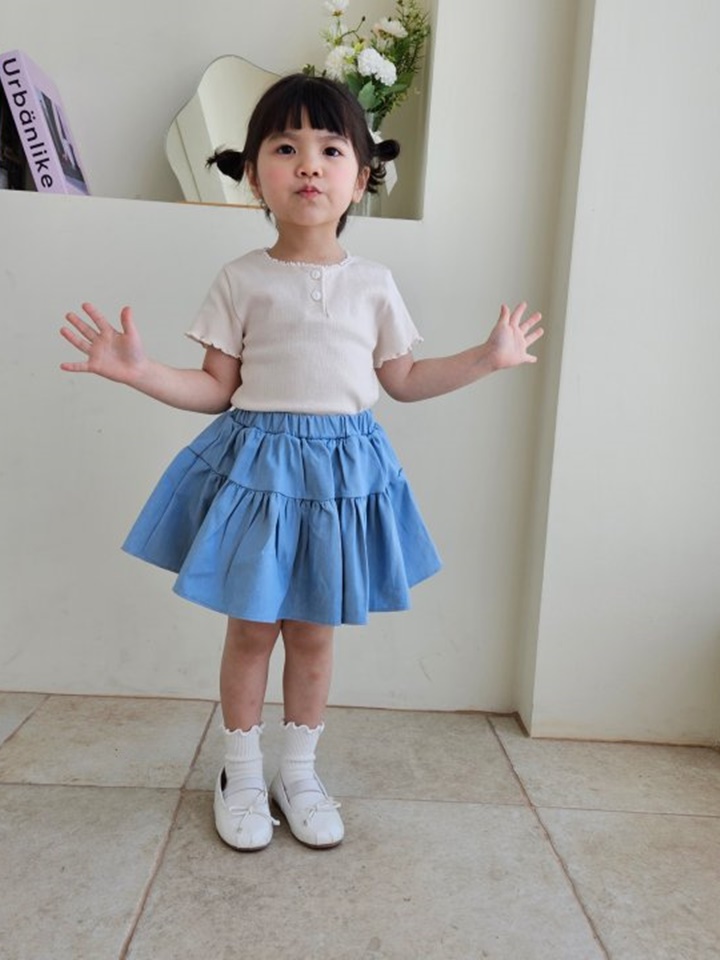To To Denim Skirt Pants