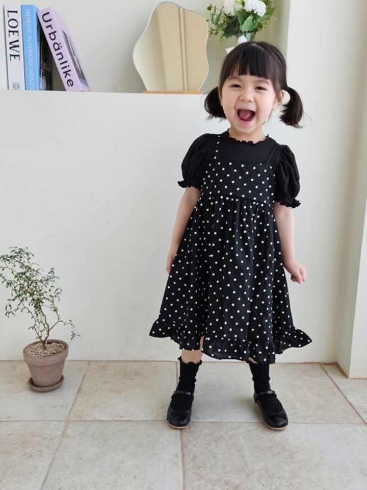 Romance Dot Jumper Skirt