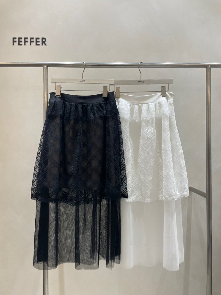 Check Mesh Skirt